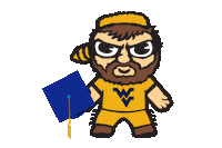 college graduation Sticker by WestVirginiaU