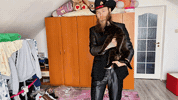Black Cat Cowboy GIF