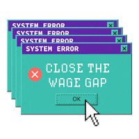 Feminism Pay Me What You Owe Me Sticker by National Women's Law Center