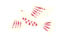 Christmas Bird Sticker by LUPICIA_JAPAN
