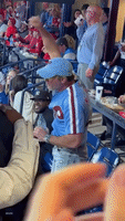 Tim McGraw Celebrates Phillies at World Series