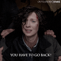 Caitriona Balfe Plea GIF by Outlander