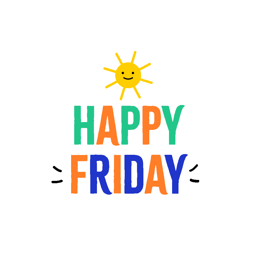 Its Friday Sticker by Jessica Lau