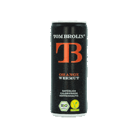 TOMBROLIN orange vegan energy drinks Sticker