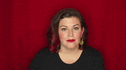 christinegritmon red disbelief frustration duh GIF