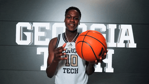 Georgia Tech Basketball GIF by Georgia Tech Yellow Jackets