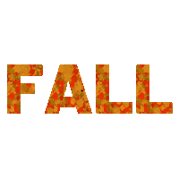 Text Falling Sticker