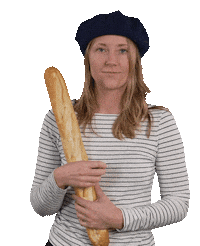 France Bread Sticker by Clementine Productions