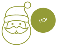 Santa Claus Christmas Sticker by Bloom GmbH