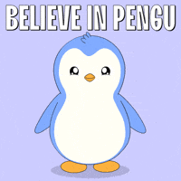 Penguin Believe GIF by Pudgy Penguins