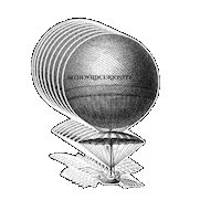 Flying Old Fashioned Sticker by The Wild Curiosity