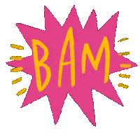 Bam Sticker by carriesloane