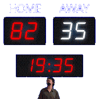 35 Away Sticker