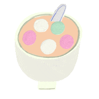 Chinese Food Sticker by Charlotte Mei