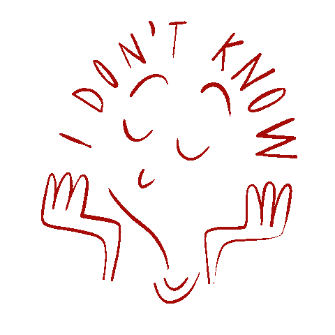 Confused No Idea Sticker