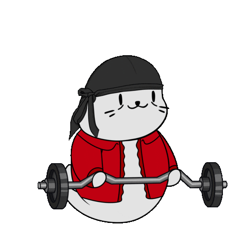 Work Out Fun Sticker by Sappy Seals Community