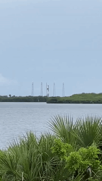 SpaceX Falcon 9 Rocket Launches Communications Satellite in Florida