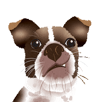 Cooper Customportrait Sticker by HeARTs Speak