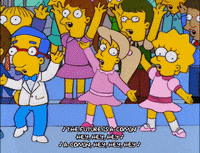 lisa simpson dancing GIF