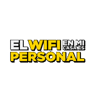 Internet Wifi Sticker by Personal Paraguay