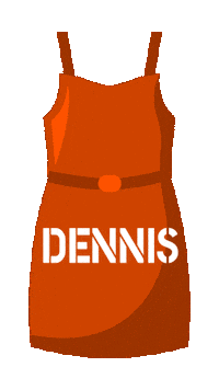 Dennis Sticker by Dennisipitapsonio
