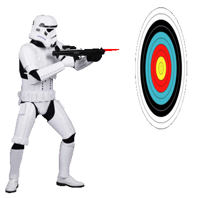 Star Wars Laser Sticker by vienna pitts