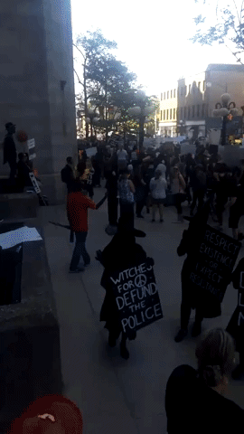Ottawa 'Witches' Show Up in Support of Black Lives Matter Movement