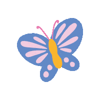 The Garden Butterfly Sticker by Widianiely