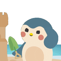 Proud Sand Castle Sticker by Finch Care