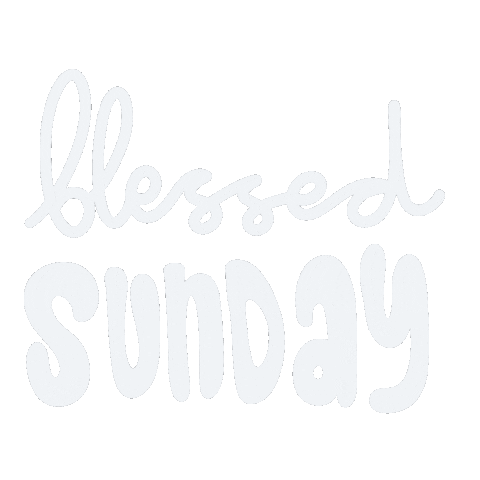 Bless Happy Sunday Sticker by Demic