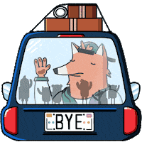 Sad See Ya Sticker by Holler Studios