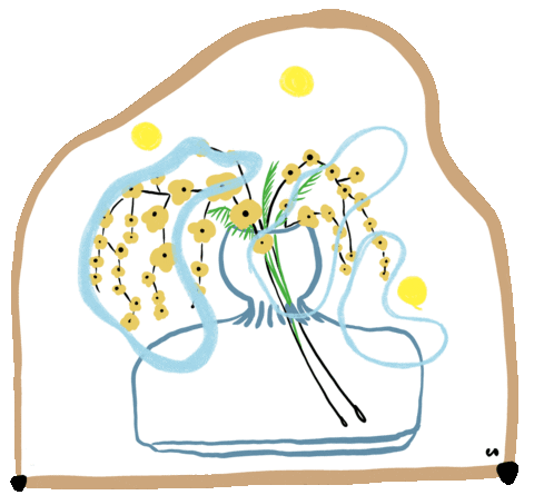 Home Flowers Sticker by eloessi