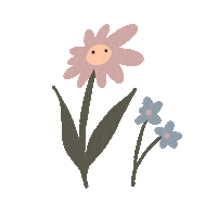 Flower Bouncing Sticker by mjkahn