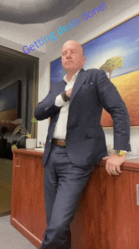 Danieljohnsoncomau getting deals done GIF