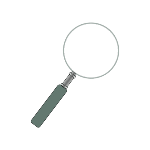 Magnifying Glass Inspect Sticker by Cindy Bennett Real Estate