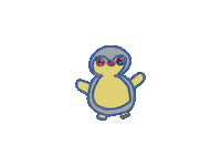 maddeals happy dancing penguin flapping Sticker