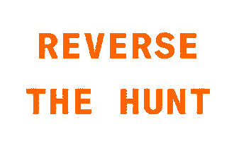 hunt reverse Sticker by Wienwoche