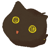 Black Cat Sticker