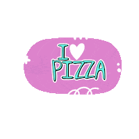 Pizza Love Sticker