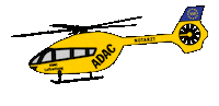 adacluftrettung pilot fliegen helikopter hubschrauber Sticker