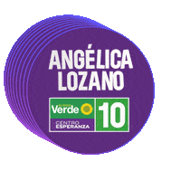 AngelicaLozanoC partido verde angelica lozano senadora angélica lozano mujeres berracas Sticker