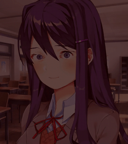 #yuri #glith #ddlc GIF