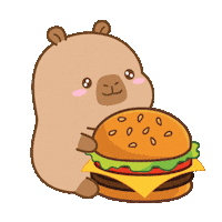 Happy Fast Food Sticker