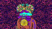 OzzyBaldwin trippy vibes nft colorful GIF