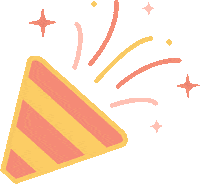 Confetti Celebrating Sticker by Rachel Sheerin