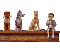 isle of dogs eating Sticker by Fox Searchlight