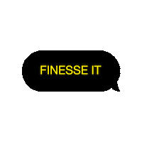 Sticker Text Sticker by Finesse Factory