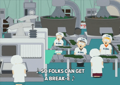 work factory GIF by South Park 