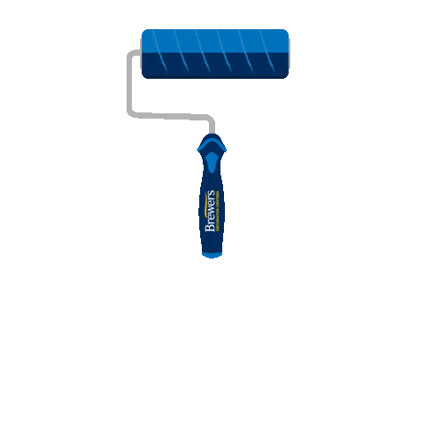 Brewerspaints diy painting paint roller Sticker