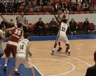 basketball assist GIF by Cheezburger